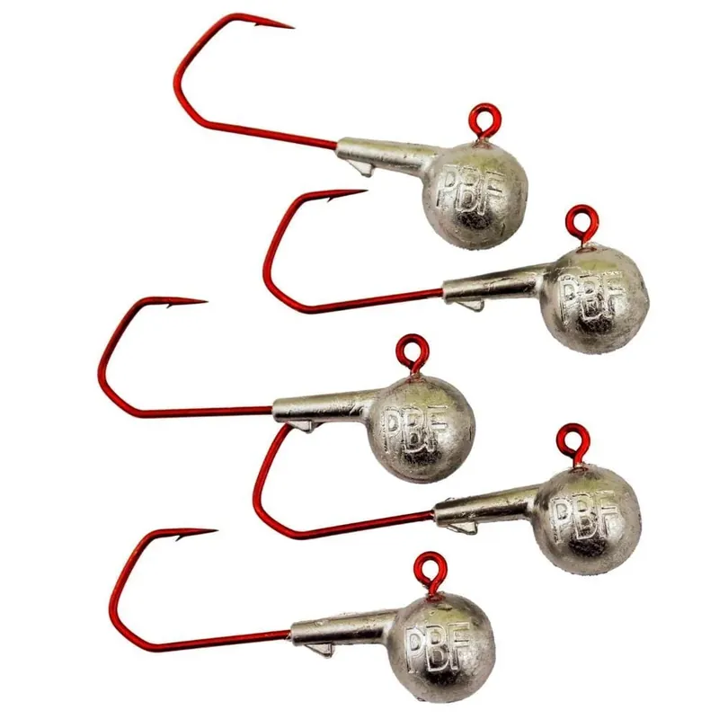 Vysoce Kvalitní VMC Barbarian Rundkopf Bleifrei Größe 4/0 25g 5 Stück