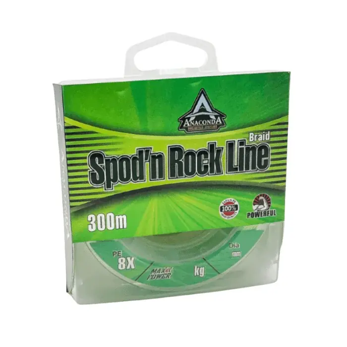 Anaconda Spod’n Rock Line 0,18 mm 300 m 10,45 kg green Cenový Hit