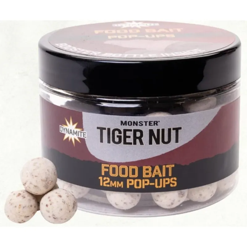 Hit Sezóny Dynamite Baits Tigernut Foodbait Pop-Ups 12 mm