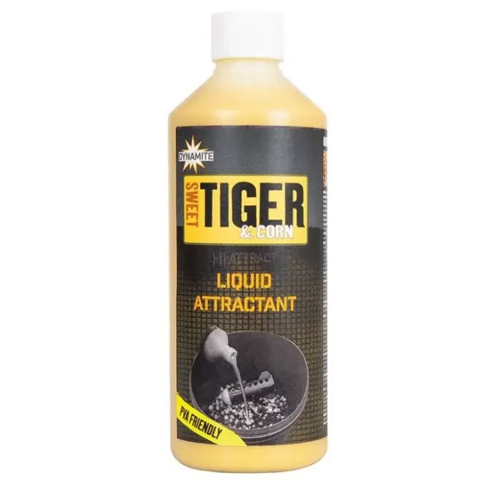 Pouze Dnes Dynamite Baits Sweet Tiger & Corn Liquid Attractant 500 ml