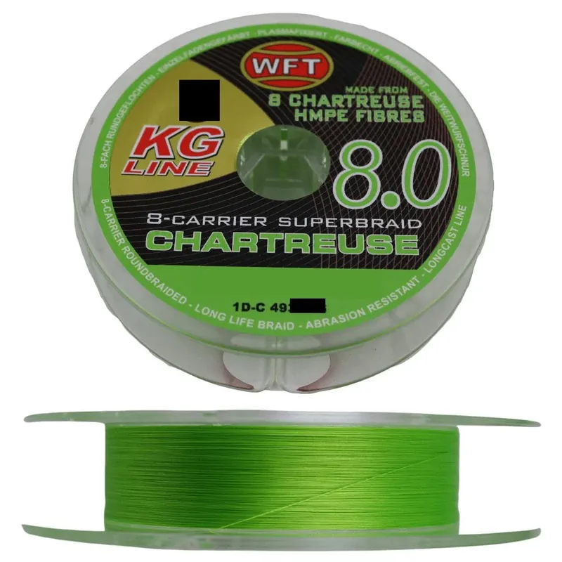 WFT KG 8.0 Superbraid 0,08 mm 9 kg 150 Meter chartreuse Rychlé Dodání