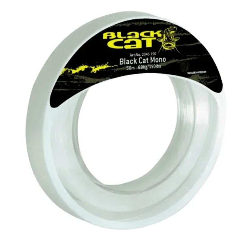 Black Cat Mono Leader 1,2 mm 68 kg 50 Meter Časově Omezené