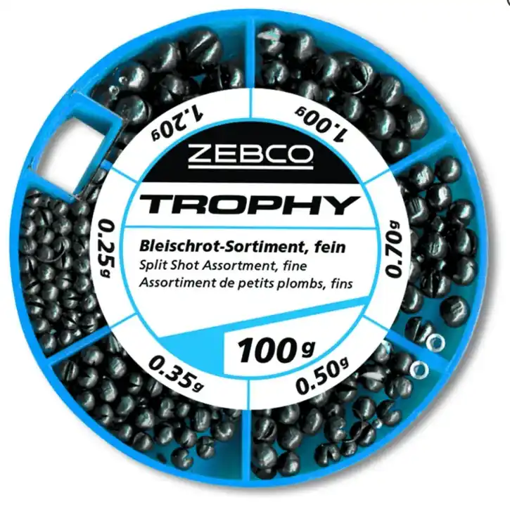 Expresní Doručení Zebco Trophy Bleischrot-Sortiment fein
