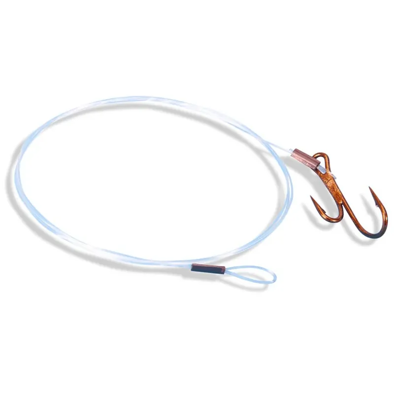 Cenový Hit Sänger Fluorocarbon Rig mit Ryderhaken Größe 2 0,32 mm 55 cm