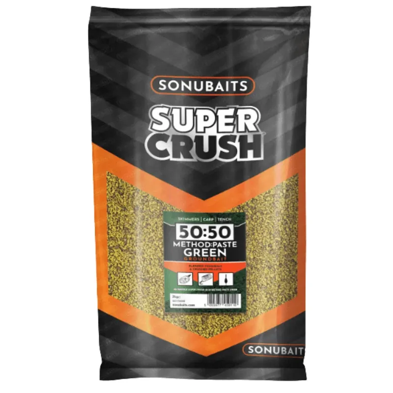 Sonubaits 50 50 Method & Paste Green 2kg Speciální Cena