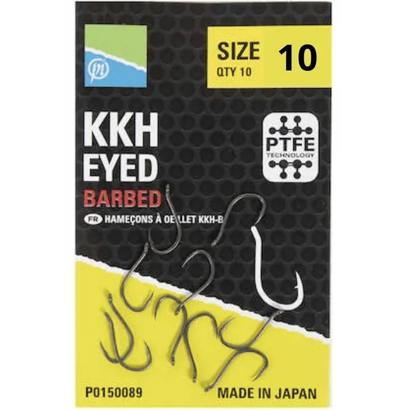 Objednat Nyní Preston KKH Hooks Barbed Size 10 10 Stück