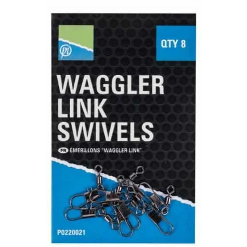 Vrácení Zdarma Preston Waggler Link Swivel 8 Stück
