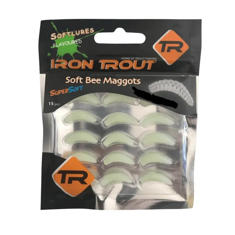 Iron Trout Super Soft Bee Maggots Garlic 2,5 cm 15 Stück Cenově Výhodný