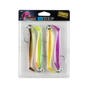 Fox Rage Zander Pro Shad 12 cm Mixed UV colour Größe 4/0 12 g 4 Stück Originální