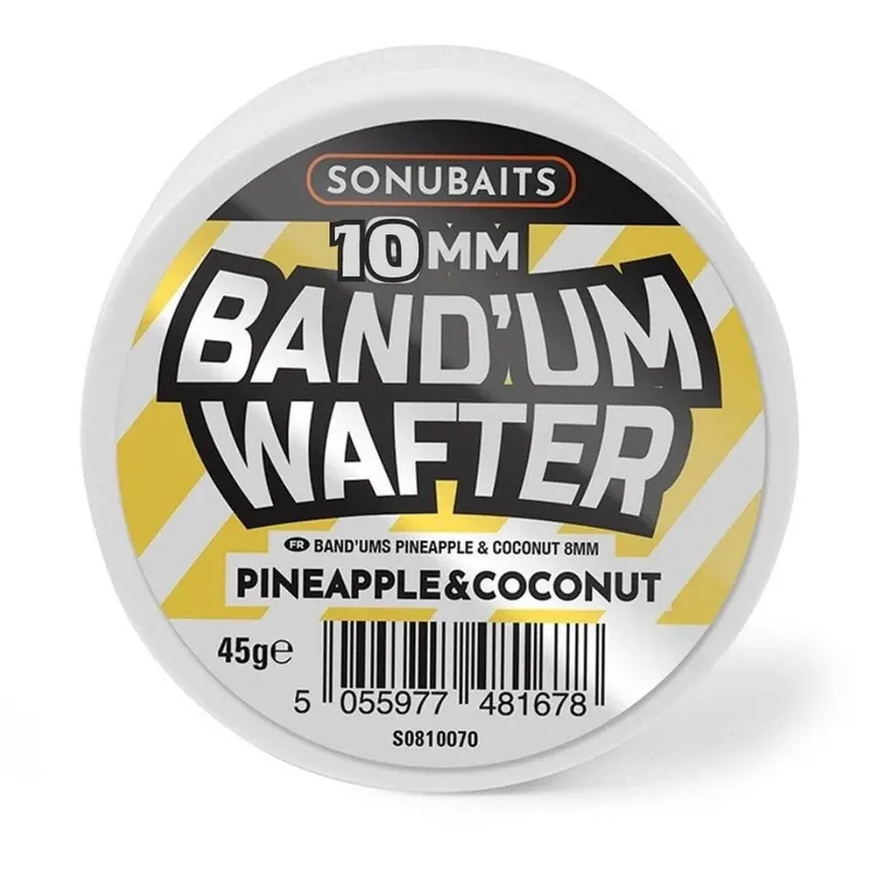Sonubaits Band‘um Wafters 10 mm 45g Pineapple & Coconut Nová Kolekce