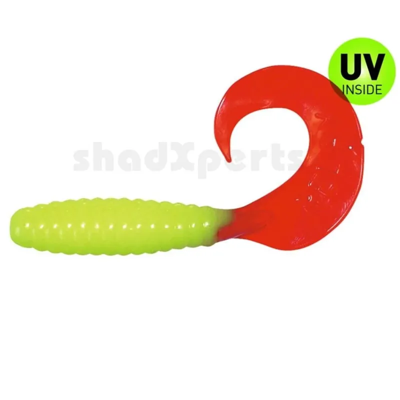 Výprodej Relax Xtra Fat Grub 13cm (5,5") Fluogelb/RedTail 2 Stück