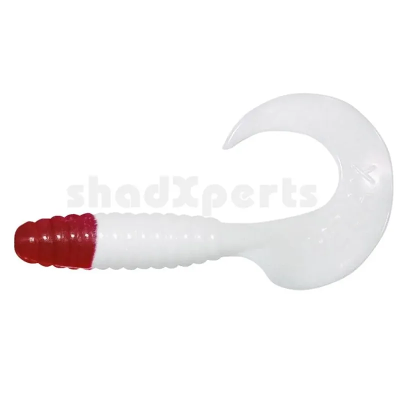 Časově Omezené Relax Twister regulär 8 cm (4") Reinweiß/RedHead 5 Stück