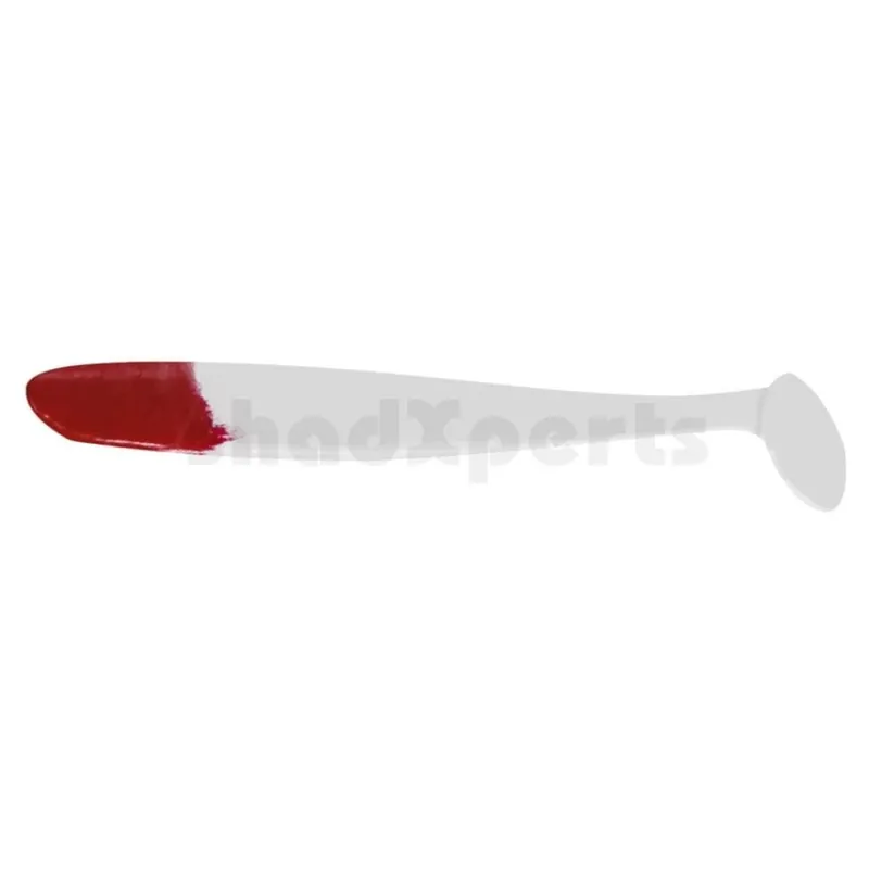 Relax Bass Shad 13 cm (4,5") Reinweiß/RedHead 2 Stück Přímo Od Výrobce
