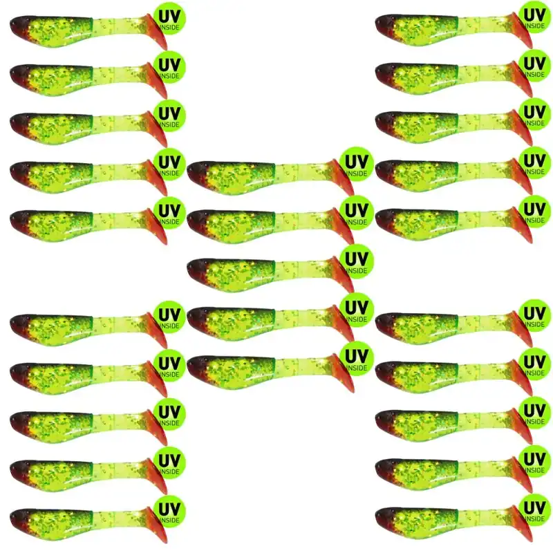 Relax Kopyto Classic 5 cm (2") Chartreuse-Schwarz 25 Stück Finální Výprodej