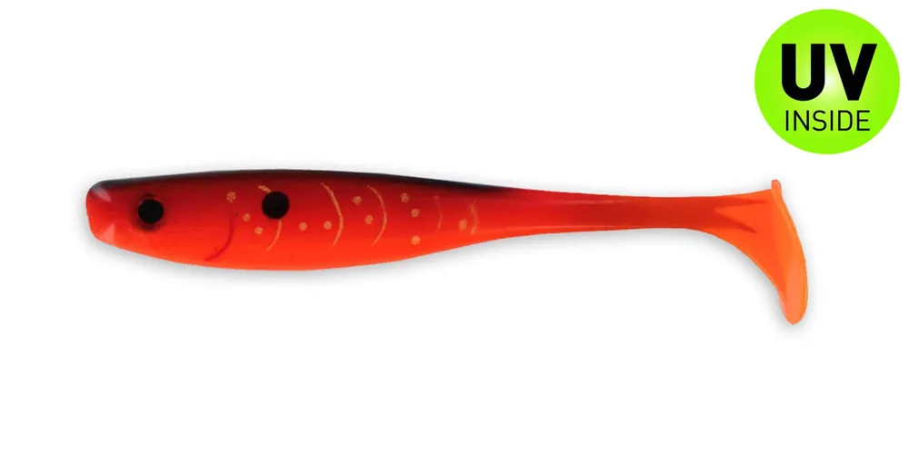 SX Suicide Shad 9 cm (3,5") Rayburn Red 5 Stück Pouze Dnes