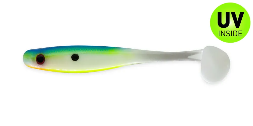 Autentický SX Suicide Shad 9 cm (3,5") Citrus Shad 5 Stück