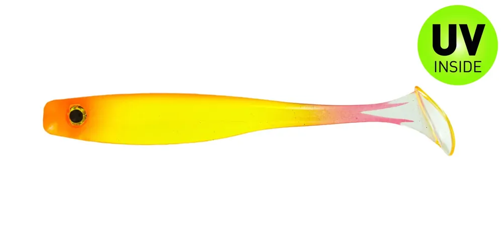 Nakupujte Hned SX Suicide Shad 9 cm (3,5") Flaming Sun 5 Stück