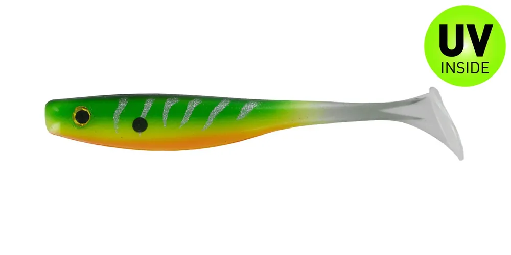 SX Suicide Shad 9 cm (3,5") Silver Tiger 5 Stück Cenová Bomba