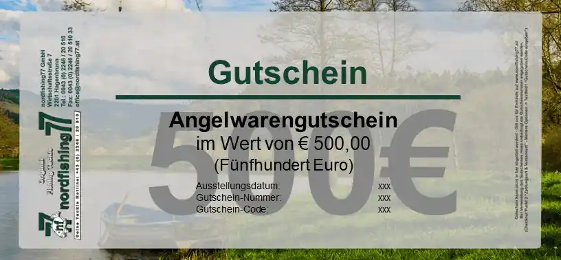 Jen Po Omezenou Doba nordfishing77 GUTSCHEIN 500