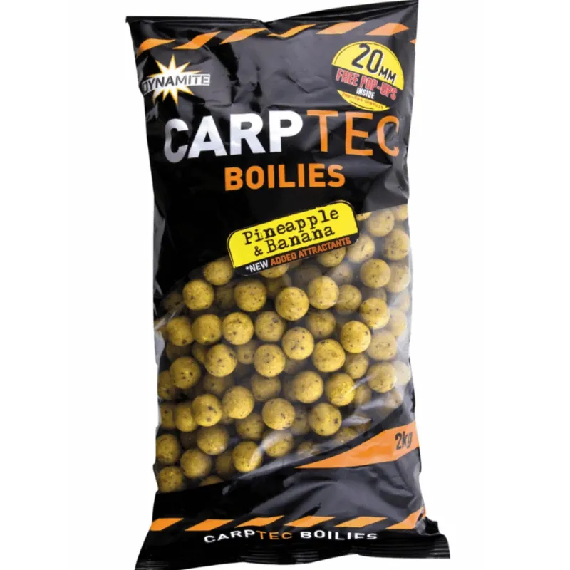 Dynamite Baits Carptec Boilies Pineapple & Banane 20 mm 1,8 kg Rychlé Dodání
