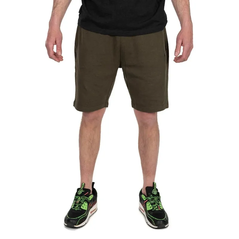 Super Cena Fox Collection LW Jogger Shorts Green & Black M