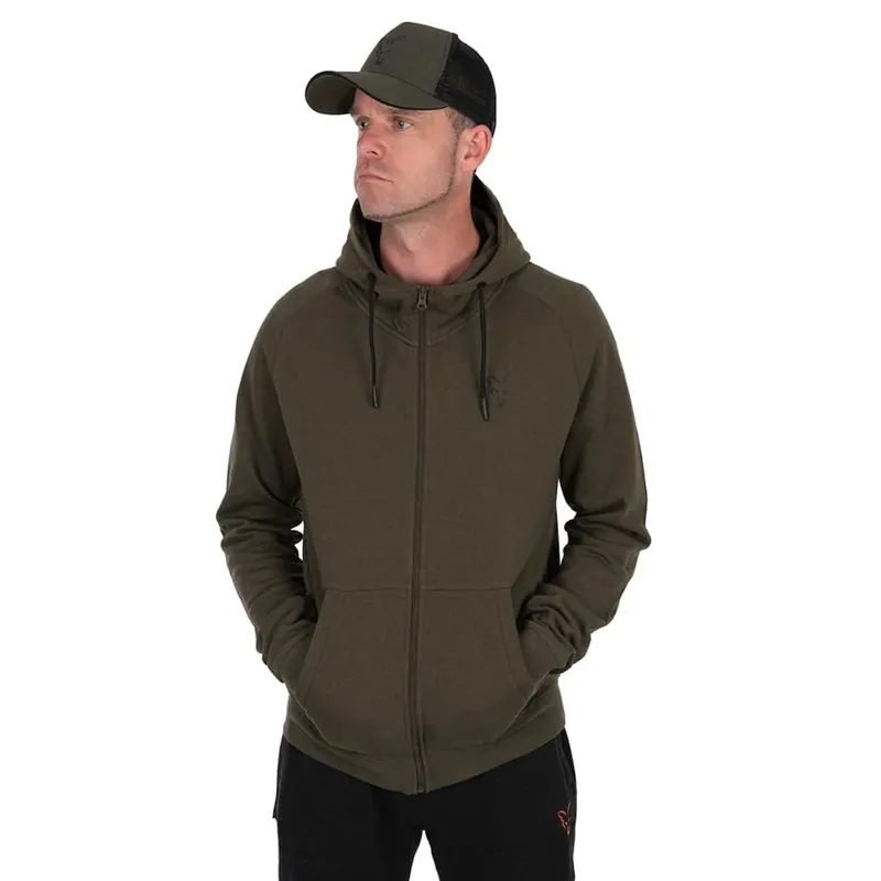 Fox Collection LW Hoody Green & Black S Ověřený