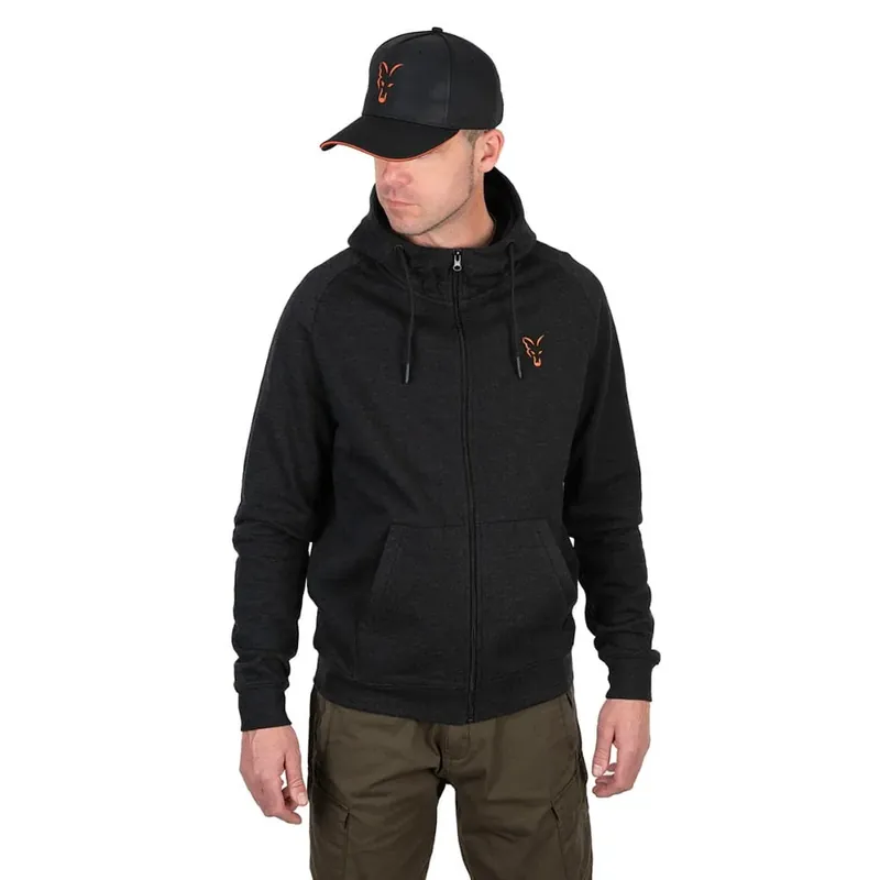 Autentický Fox Collection LW Hoody Black & Orange L