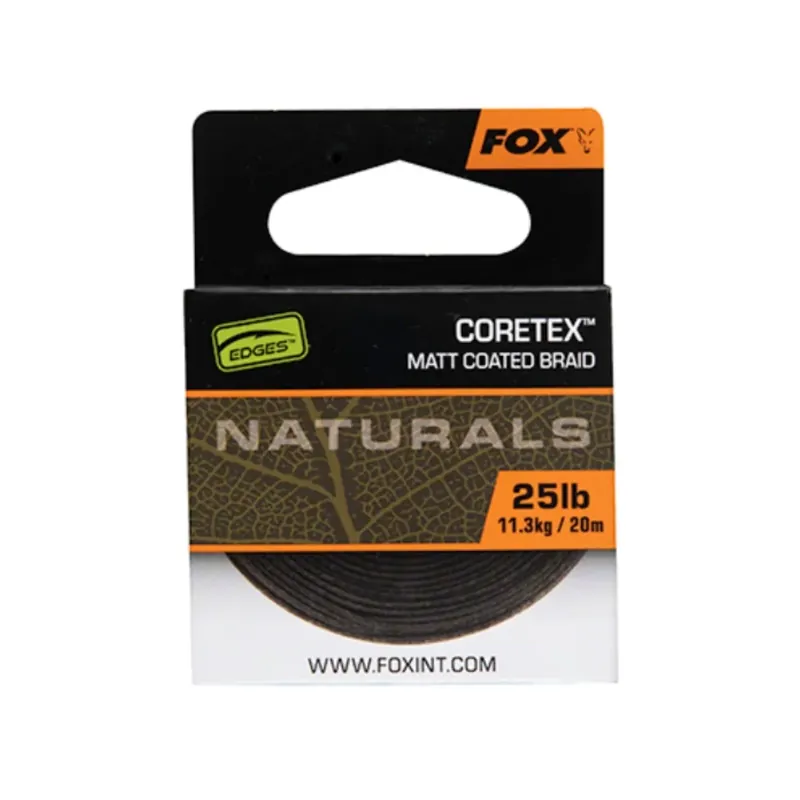 Fox Naturals Coretex Matt 25 lbs 11,3 kg 20 Meter Rychlé Dodání