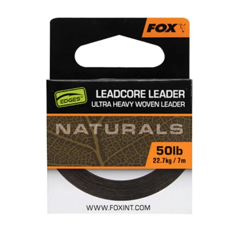Fox Naturals Leadcore 50 lb 22,7 kg 7 m Kup Teď