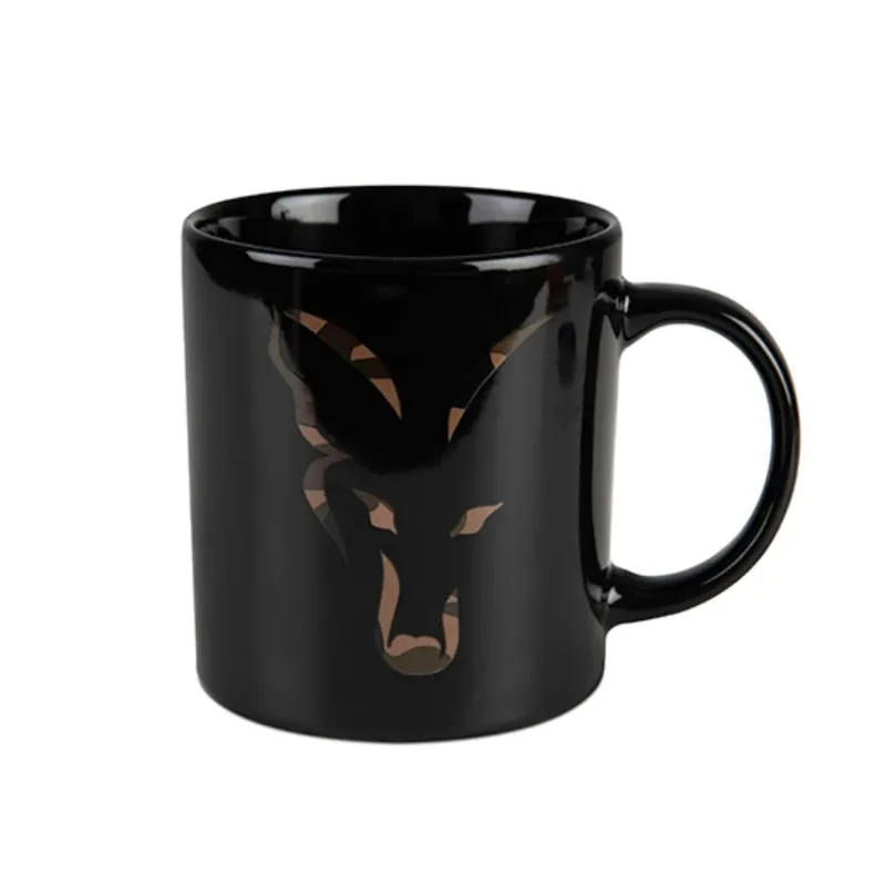 Horká Nabídka Fox Black & Camo Head Caramic Mug