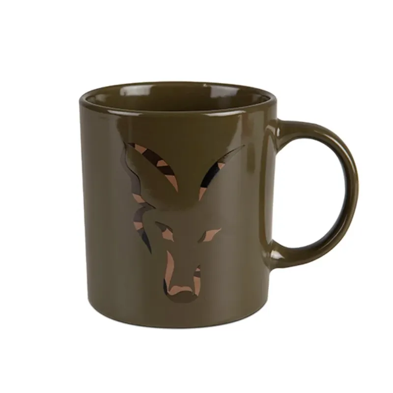 Fox Green Camo Head Ceramic Mug Akce