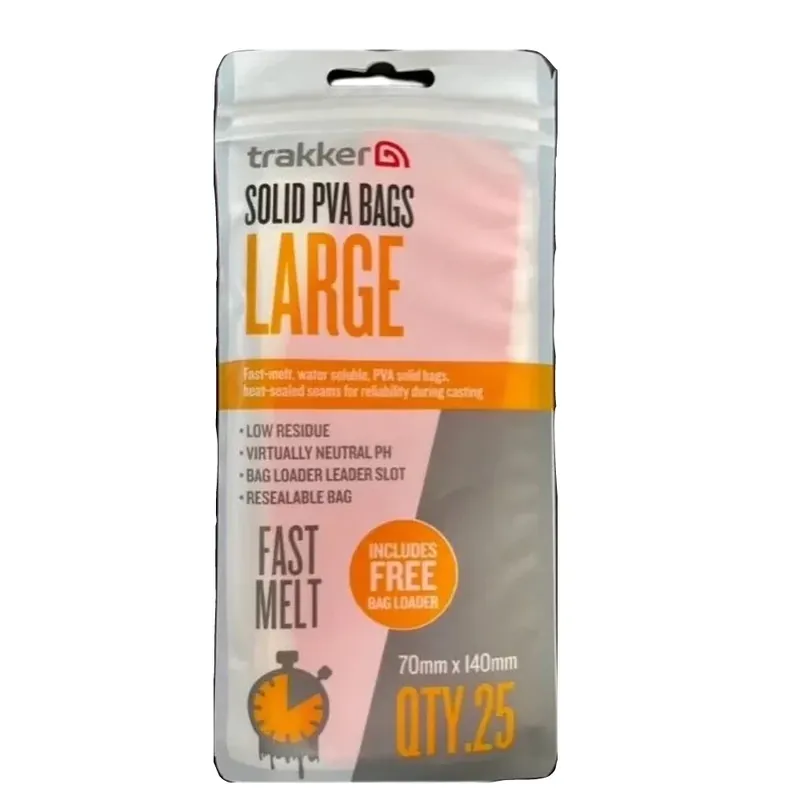 Trakker Solid PVA Bags Large 25 Stück Nejprodávanější