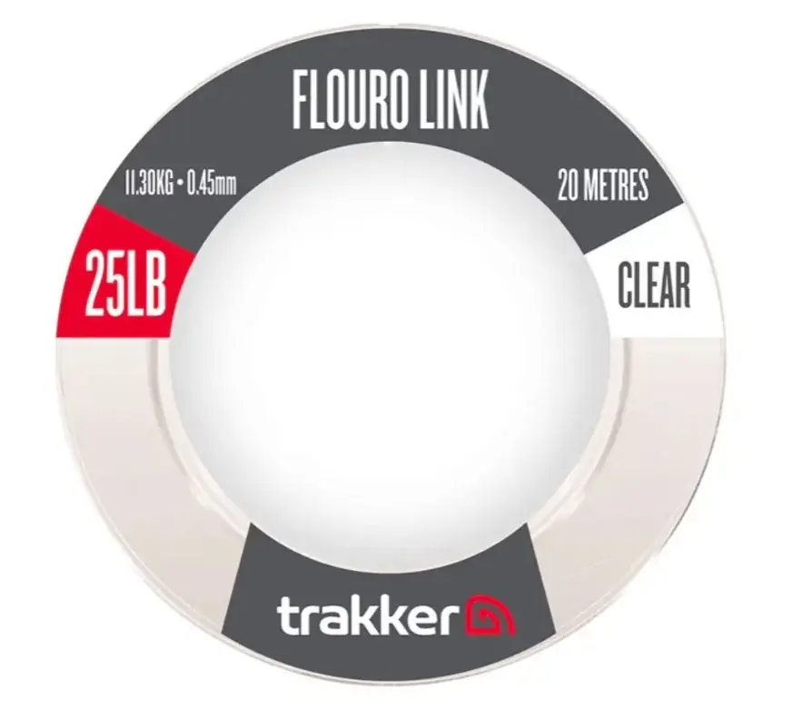 Kup Teď Trakker Fluoro Link 0,45mm 25 lbs 11,3 kg 20 Meter