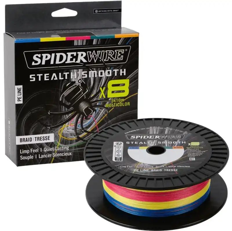 Zlevněný Spiderwire Stealth Smooth 8 Braid 0,19 mm 18,0 kg 300 m Multicolor