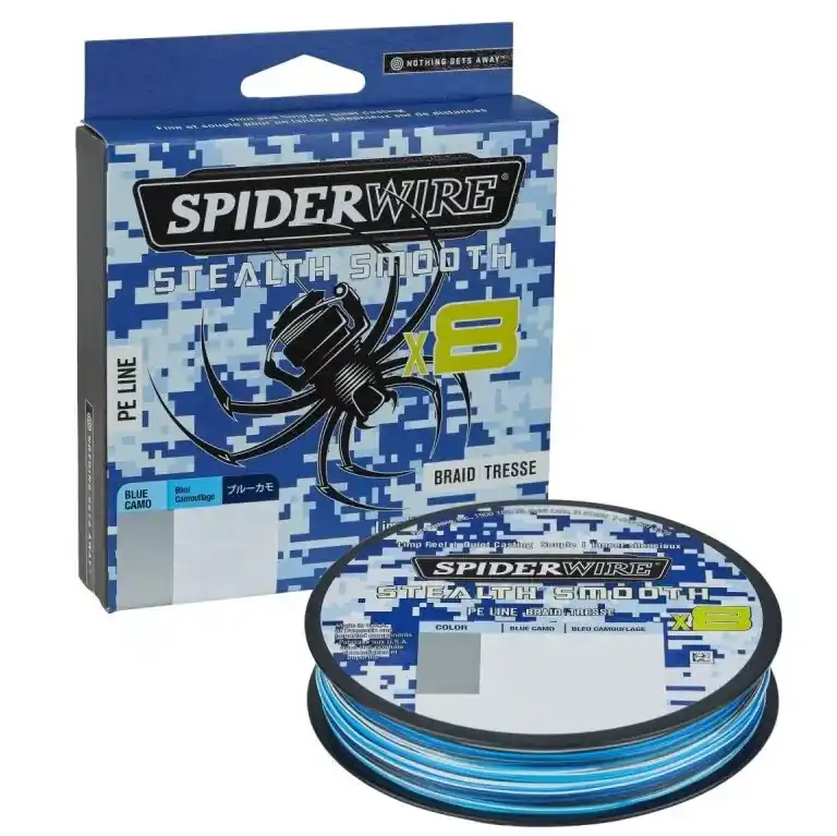 Spiderwire Stealth Smooth x8 PE-Braid 0,29 mm 26,4 kg 300 m Blue Camo Bezpečná Platba