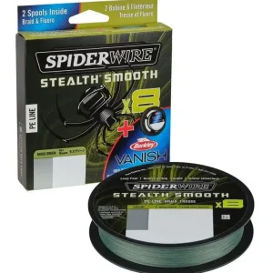 Spiderwire 8 Braid & Fluorocarbon Duo Spool System 0,13/0,40 mm 11,2/10 kg 150/50 m Green/Clear Pouze Dnes