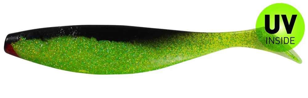 Relax Xtra-Soft 23 cm Chartreuse Glitter Schwarz 1 Stück Cenová Bomba