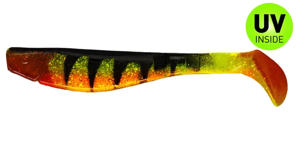 Autentický Relax Kopyto Classic 20 cm (8") Grün-Chartreuse -Glitter / Zander / Orange 1 Stück