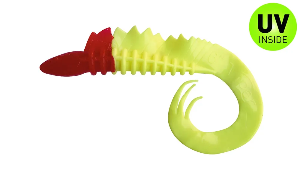 Koupit Online Relax Viper 15 cm (6") Fluogelb / Red Head 2 Stück