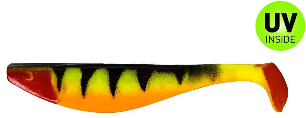 Relax Kopyto River 16 cm (6") Fluogelb / Zander / Orange / Red Tail 2 Stück Výhodná Nabídka