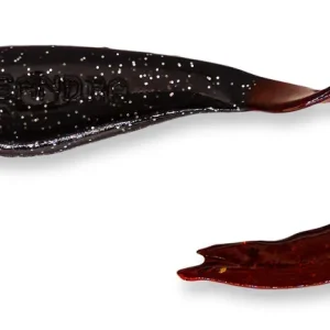 Akce SX Sandra Shad 18 cm (7") Schwarz / Rot / Glitter 2 Stück