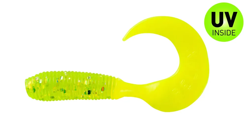 Sezónní Sleva Relax Twister 3,5 cm (1,5") Grün-Glitter Fire-Tail 5 Stück