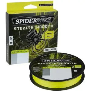 Expresní Doručení Spiderwire Stealth Smooth x8 PE-Braid 0,23 mm 23,6 kg 150 m Hi-Vis Yellow