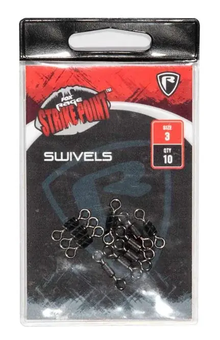 Fox Rage Rage Strike Point Swivel Größe 3 10 Stück Expresní Doručení