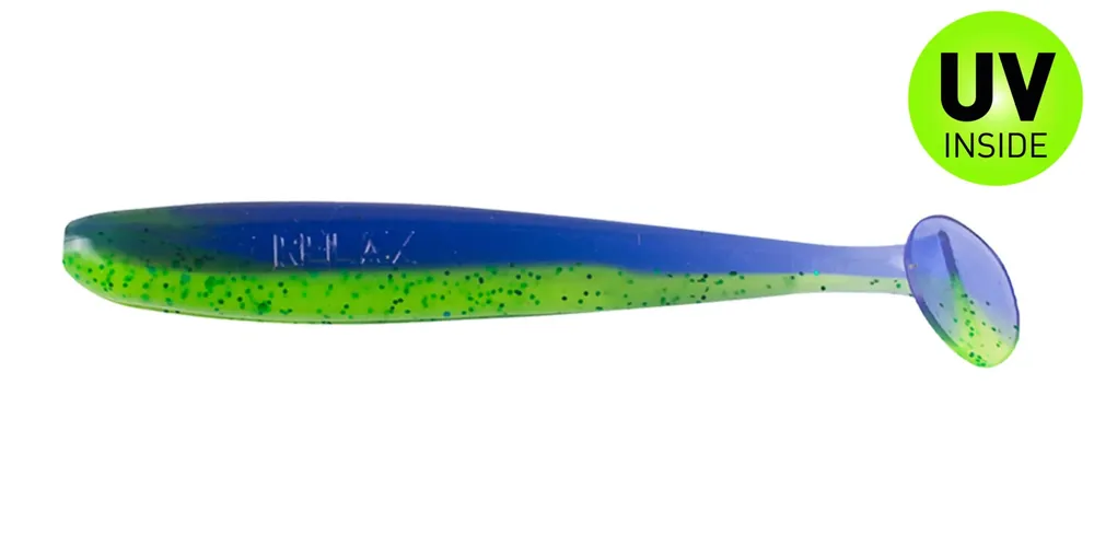 Cenově Výhodný Relax Bass Shad 13 cm (4,5") grün/blau-violett 2 Stück