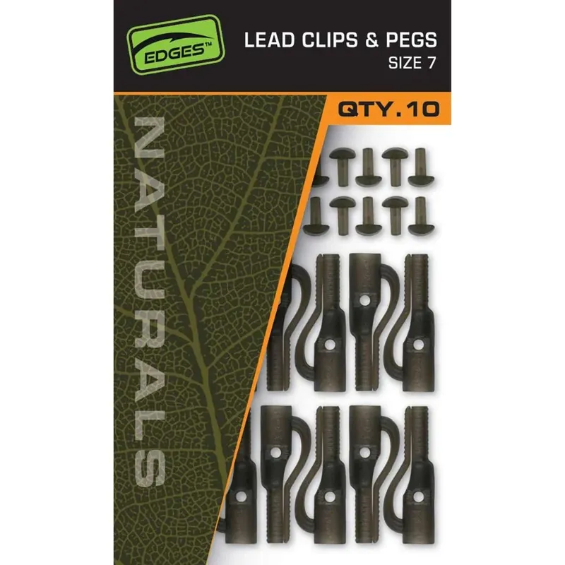 Fox Naturals Größe 7 Lead Clips & Peg Sleva