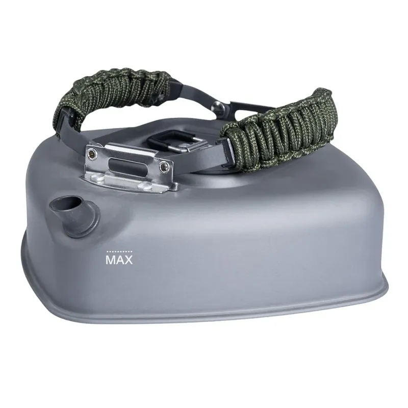 Odeslání Ihned Ridge Monkey Square Kettle - Quadratischer Wasserkocher - Small 0,5 Liter Paracord Edition