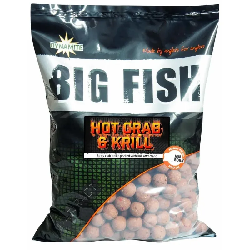 Dynamite Baits Hot Crab & Krill Boilies 20 mm 1 kg Super Cena