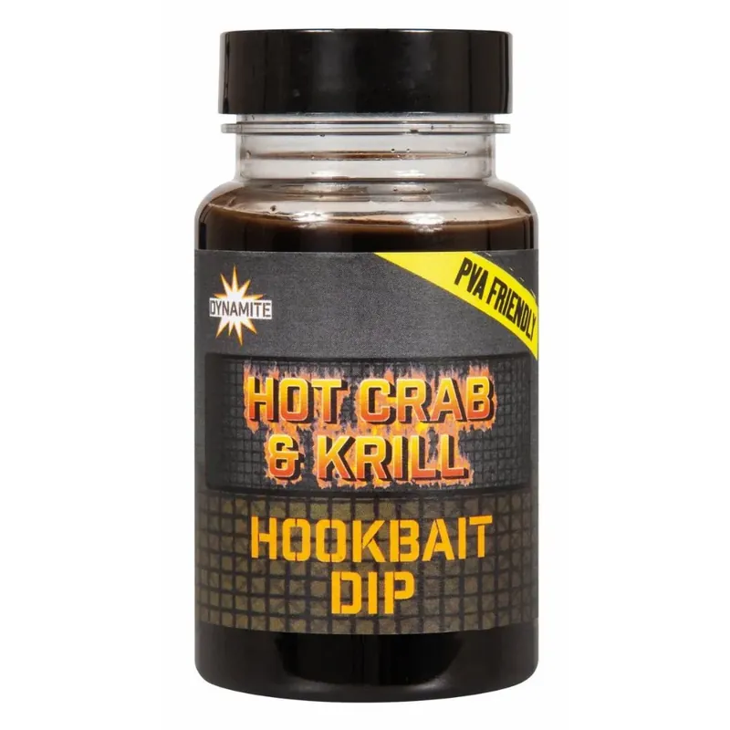 Cenová Bomba Dynamite Baits Hot Crab & Krill Dip 100 ml