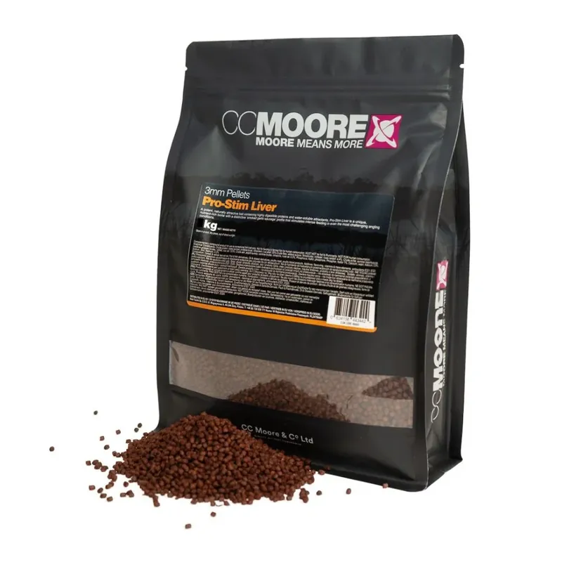 Vysoce Kvalitní CC Moore Pro-Stim Leber Pellets 3 mm 5 kg